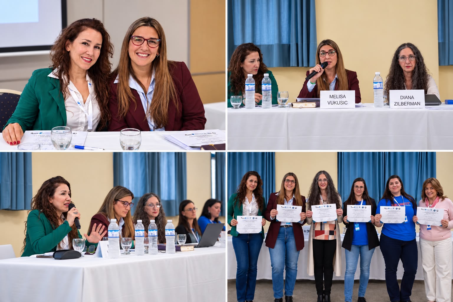 Karina y Melisa Vukusic participando de las jornadas del II Congreso Internacional de Ciudadanía Digital en Tanti
